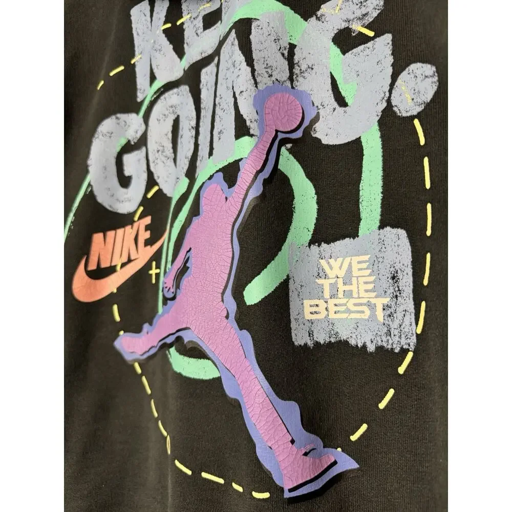 Jordan x DJ Khaled We The Best Off Noir Black Hoodie Men Medium Nike Streetwear - Picture 8 of 13